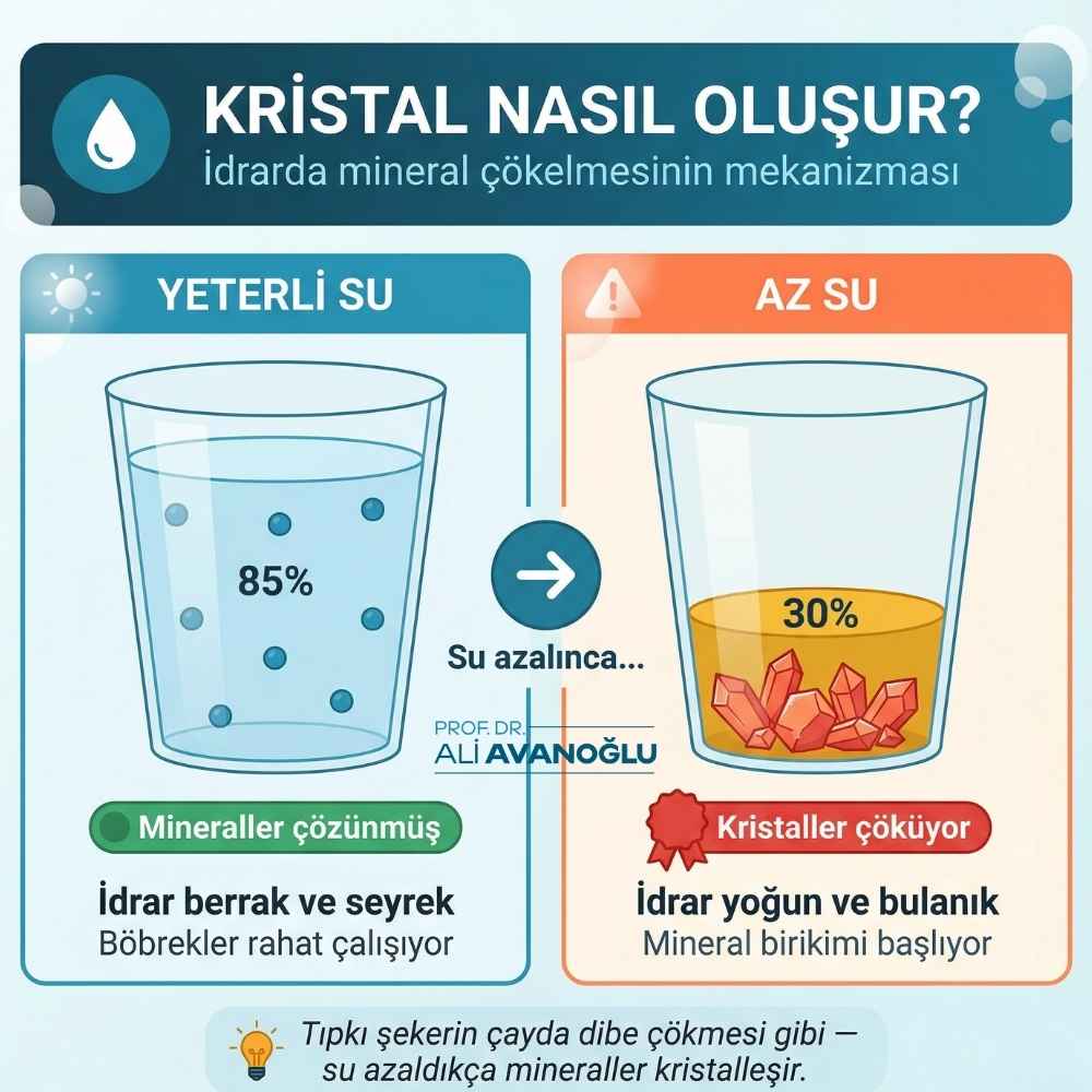 Bebeklerde idrarda kristal Kadınlar Kulübü