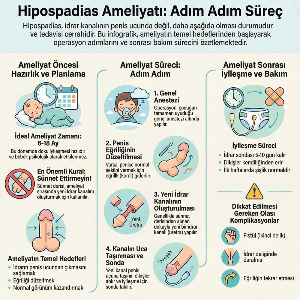 Hipospadias Ameliyatı Nasıl Yapılır