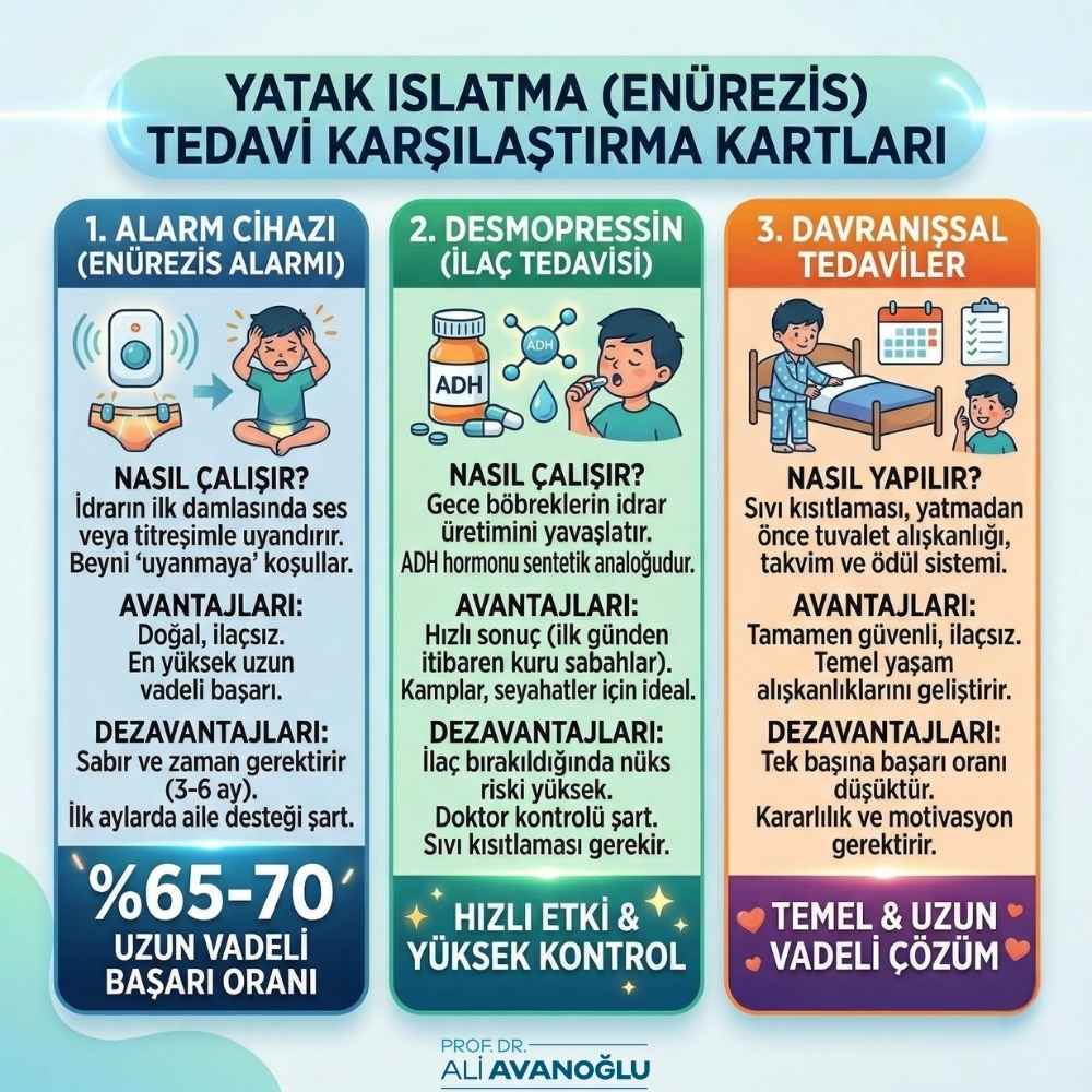  altını ıslatan çocuğa kesin çözüm